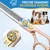 HausPets Ciseaux Effileurs Chien 40 Dents Acier 440C 7" Or Rose HausPets Ciseaux Effileurs Chien 40 Dents Acier 440C 7" Or Rose