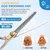 HausPets Ciseaux Effileurs Chien 40 Dents Acier 440C 7" Or Rose HausPets Ciseaux Effileurs Chien 40 Dents Acier 440C 7" Or Rose