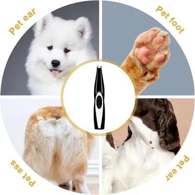 HausPets Tondeuse Mini Silencieuse Sans Fil Pour Chiens Chats Visage Pattes HausPets Tondeuse Mini Silencieuse Sans Fil Pour Chiens Chats Visage Pattes