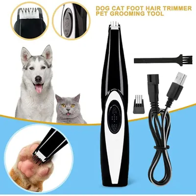 HausPets Tondeuse Mini Silencieuse Sans Fil Pour Chiens Chats Visage Pattes HausPets Tondeuse Mini Silencieuse Sans Fil Pour Chiens Chats Visage Pattes