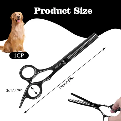 HausPets Ciseaux Toilettage Chien Chat Incurvés Titane Bouts Ronds Sûrs HausPets Ciseaux Toilettage Chien Chat Incurvés Titane Bouts Ronds Sûrs