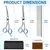 HausPets Kit Ciseaux Toilettage Chien Chat 5 en 1 Acier Inoxydable Sûr HausPets Kit Ciseaux Toilettage Chien Chat 5 en 1 Acier Inoxydable Sûr