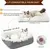 HausPets Lit Chat Chien 2en1 Pliable Couverture Doux 42x36cm Lavable