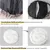 HausPets Lit Chat Donut Peluche Capuchon Semi-fermé Doux 50x50cm Curry
