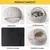 HausPets Lit Chat Donut Peluche Capuchon Semi-fermé Doux 50x50cm Curry
