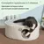 HausPets Cama elevada gatos 2 niveles, diseño cueva tipo iglú, 60x45x27cm HausPets Cama elevada gatos 2 niveles, diseño cueva tipo iglú, 60x45x27cm
