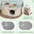 HausPets Lit Chat Surélevé 2 Niveaux Grotte Igloo 60x45x27cm Lavable