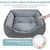 HausPets Panier Chien Chat Lavable Antidérapant Coussin Doux 51x48x15cm