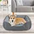 HausPets Panier Chien Chat Lavable Antidérapant Coussin Doux 51x48x15cm