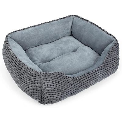HausPets Panier Chien Chat Lavable Antidérapant Coussin Doux 51x48x15cm