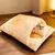 Sac de Couchage Chat Chien Nid Douillet Fermé Plaid Hiver 45x35cm