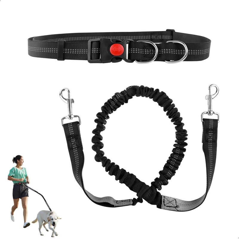 Ceinture canicross 2 poignées élastique 50kg