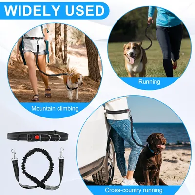 Ceinture canicross 2 poignées élastique 50kg Ceinture canicross 2 poignées élastique 50kg