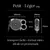 Laisse mini rétractable 3m 120g réfléchissante Laisse mini rétractable 3m 120g réfléchissante