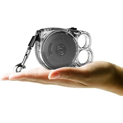 Laisse mini rétractable 3m 120g réfléchissante