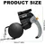 Laisse double rétractable 3m LED 360° 30kg Laisse double rétractable 3m LED 360° 30kg