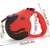Laisse rétractable 5m 25kg rouge anti rayures Laisse rétractable 5m 25kg rouge anti rayures