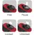 Laisse rétractable 5m 25kg rouge anti rayures Laisse rétractable 5m 25kg rouge anti rayures