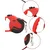 Laisse rétractable 5m 25kg rouge anti rayures Laisse rétractable 5m 25kg rouge anti rayures