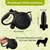 Laisse rétractable 8m 50kg anti morsure noir Laisse rétractable 8m 50kg anti morsure noir