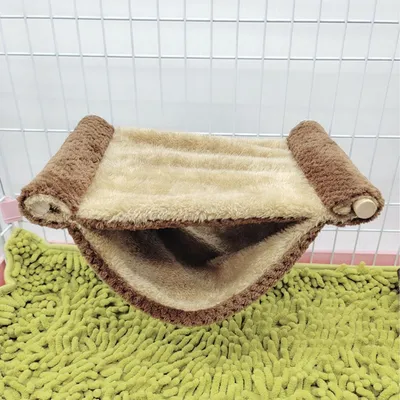 HausPets Hängematte Warm Hamster Maus Ratte Fleece Doppelte Schicht