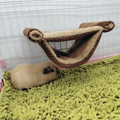 HausPets Hängematte Warm Hamster Maus Ratte Fleece Doppelte Schicht