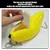 HausPets Hamster Hängematte Banane 2er Set Bett Weich Gelb Grün