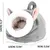 HausPets Warmer Hamster Nest Baumwolle 16x10x9cm Waschbar Grau