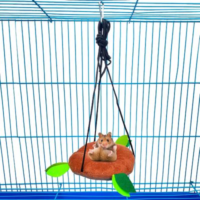 HausPets Juguetes para hámster bosque, 5 piezas, columpio, túnel, cuerda