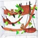 HausPets Wald-Spielzeug Hamster 5-tlg. Hängematte Schaukel Tunnel Seil