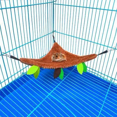 HausPets Wald-Spielzeug Hamster 5-tlg. Hängematte Schaukel Tunnel Seil