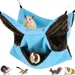 HausPets 3-Etagen Hängematte Kleintiere 30x30cm Fleece Warm Blau