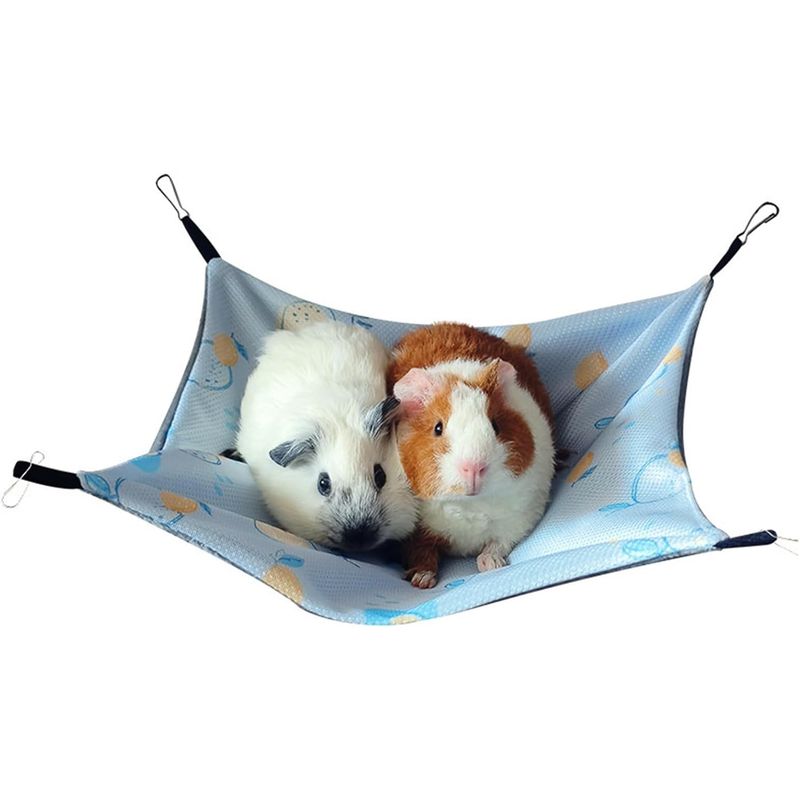 HausPets Hängematte Meerschweinchen Frettchen 28x28cm Eis-Seide Kühl
