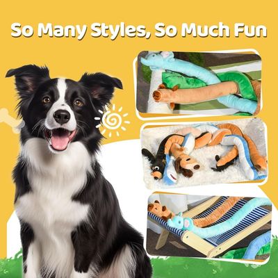 HausPets jouet chien long couineur papier froissé 95cm