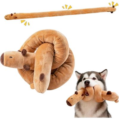 HausPets langes Hundespielzeug Quieker Knister 95cm