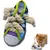 HausPets jouet chaussure couineur clochette bleu chien HausPets jouet chaussure couineur clochette bleu chien