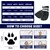 HausPets Juego de 4 botas perros impermeables, antideslizantes reflectantes