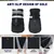HausPets Juego de 4 botas perros impermeables, antideslizantes reflectantes