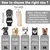HausPets Paquete 4 calcetines antideslizantes anti-lamido perros, talla XS