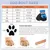 HausPets Juego de 4 botas reflectantes impermeables y ajustables perros