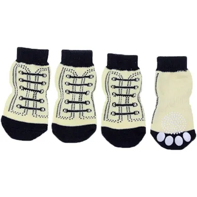 HausPets Calcetines antideslizantes de algodón perros gatos otoño invierno