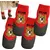 HausPets Calcetines transpirables antideslizantes para perros, paquete de 4