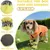 HausPets Juego de 4 botas reflectantes antideslizantes para perros