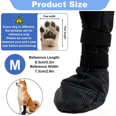 HausPets Botas curativas antideslizantes y antilamido para perros HausPets Botas curativas antideslizantes y antilamido para perros
