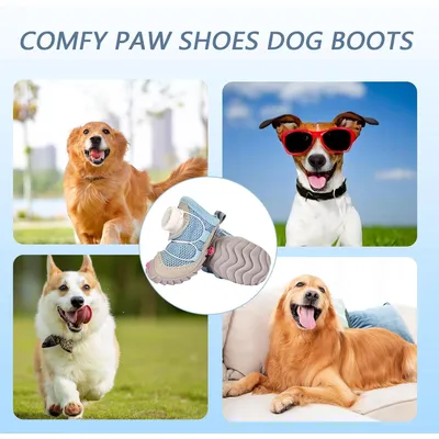 HausPets Botas para perros antideslizantes, reflectantes e impermeables HausPets Botas para perros antideslizantes, reflectantes e impermeables