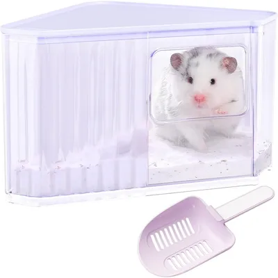 HausPets bac sable hamster haut anti-projections violet HausPets bac sable hamster haut anti-projections violet