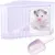 HausPets bac sable hamster haut anti-projections violet HausPets bac sable hamster haut anti-projections violet