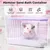 HausPets bac sable hamster haut anti-projections violet HausPets bac sable hamster haut anti-projections violet