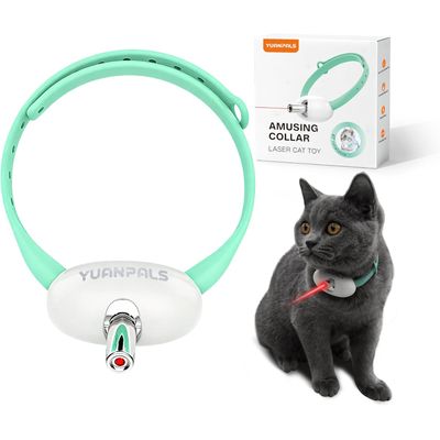 HausPets Collier Laser Chat Interactif Réglable USB-C 2 Modes