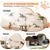 HausPets Étagère Murale Chat 4 Pièces Bois Chêne Polaire Corail 18kg HausPets Étagère Murale Chat 4 Pièces Bois Chêne Polaire Corail 18kg